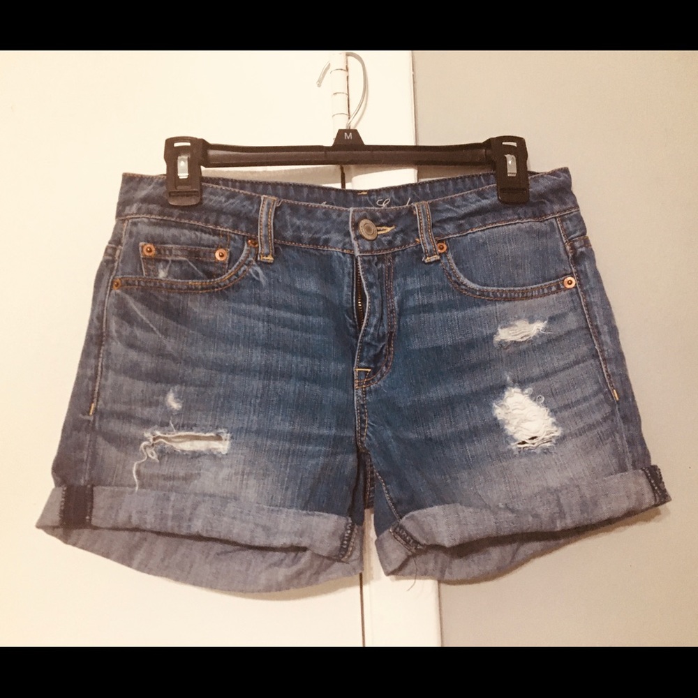 American Eagle Blue Jean Shorts